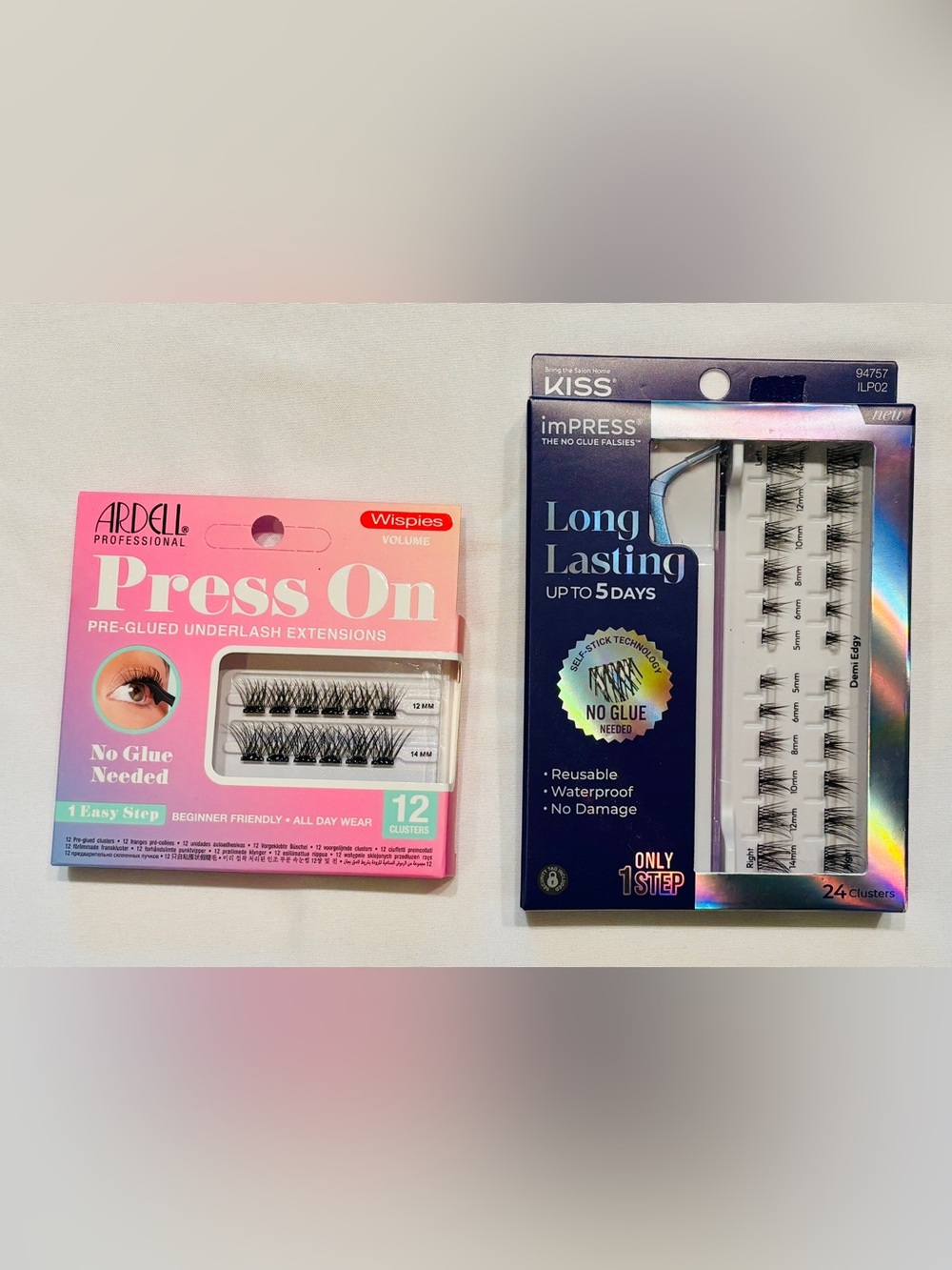 Ardell press on underlash & Kiss press on underlash kit NIB
